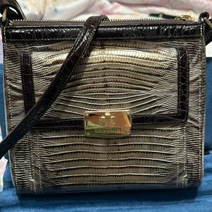 Bronze Brahmin Crossbody Bag